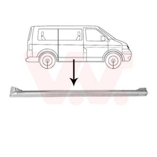 Sponda Laterale Posteriore Sinistra VAN WEZEL 5836147 Per VW Passat (3B2/3B3)