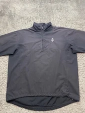 Zero Restriction Jacket Mens Medium 1/4 Zip Vented Golf Performance Windbreaker