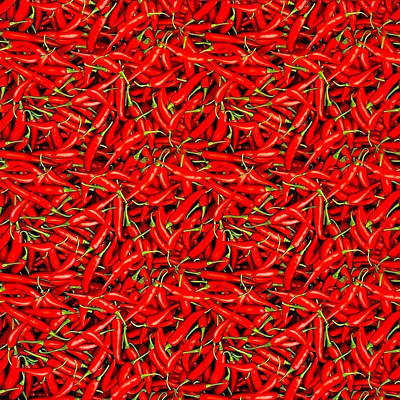 Chili Pepper 100% Baumwollstoff Quilten Kleidung Bastelmaterial