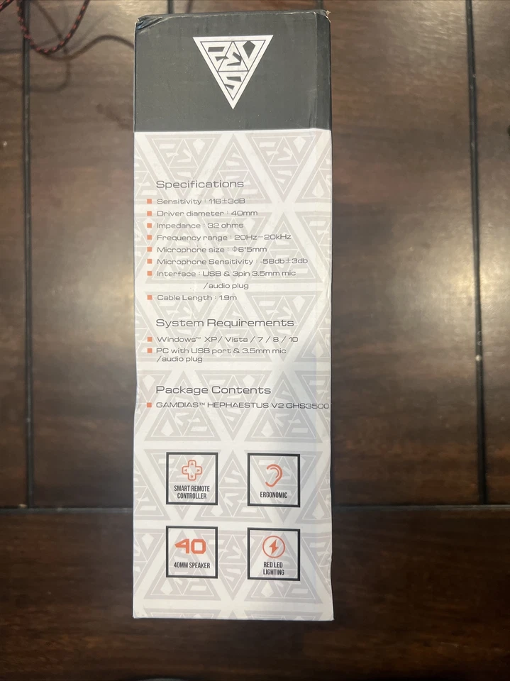 Gamdia's Hephaestus II Stereo Lighting Wired Gaming Headset GHS-3500 - Image 2 of 3