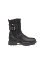 Stivaletti Nero Giardini Chelsea donna in pelle I411860D Nero