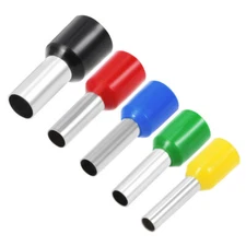Insulated Cord Pin End Wire Connector Crimp Terminals 5 7 10 12 14 20 AWG #