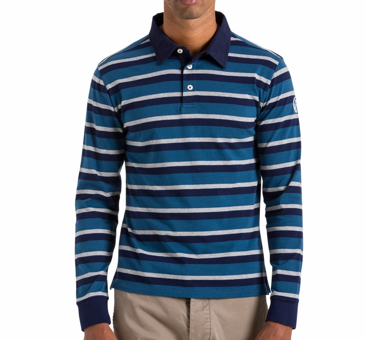 Polo north clearance sails manica lunga