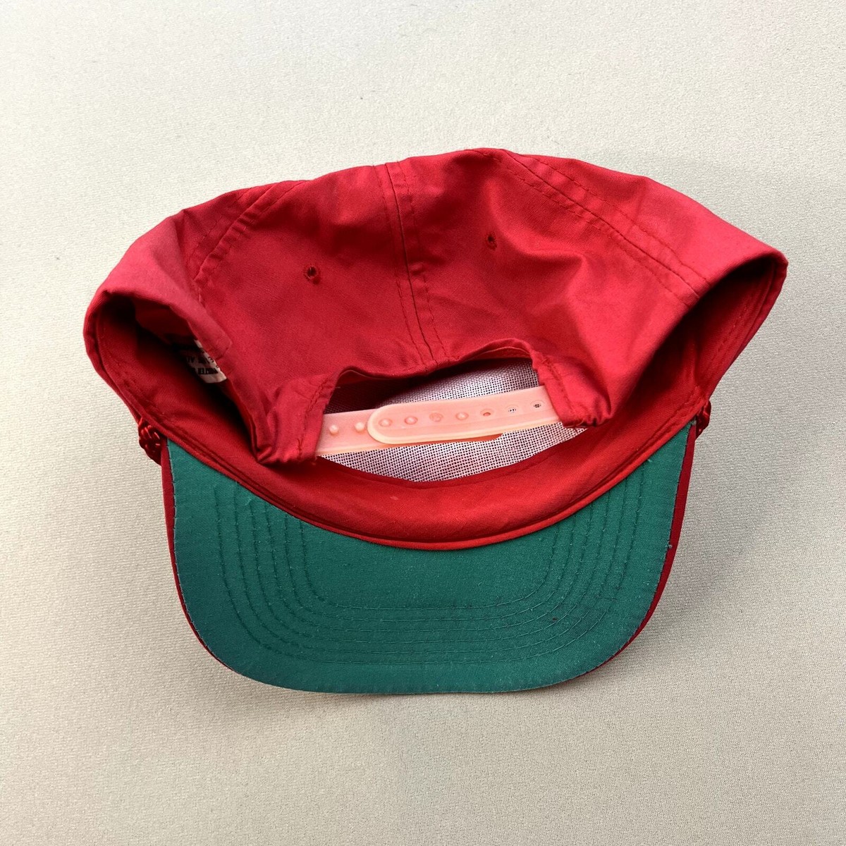 Vintage Painter Hat Cap Snapback Red Turner Paint Construction 
