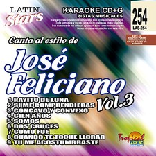 Karaoke Latin Stars 254 Jose Feliciano Vol.3