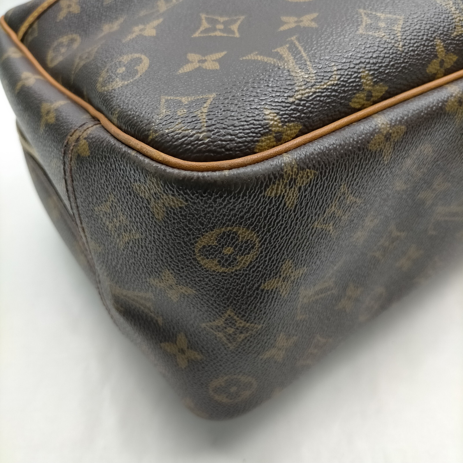 Louis Vuitton LV Hand Bag Deauville Brown Monogram 1165138 eBay
