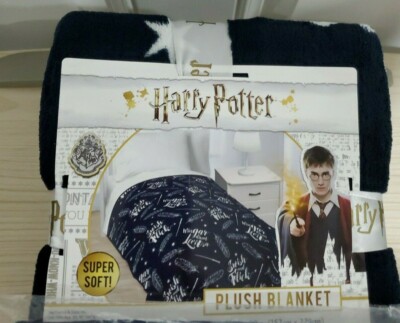 HARRY POTTER SOFT PLUSH TWIN BLANKET 60x90 BRAND NEW