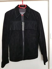 NEUF BLOUSON CUIR ZARA Noir
