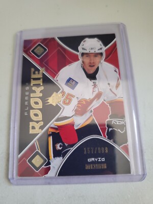 2007/08 DAVID MOSS SPX ROOKIE CARD CALGARY FLAMES 157/999.