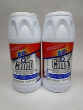 Lot of 2 - Brillo Cameo Aluminum & Stainless Steel Cleaner Non Abrasive 10 OZ EA