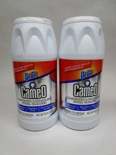 Lot of 2 - Brillo Cameo Aluminum & Stainless Steel Cleaner Non Abrasive 10 OZ EA