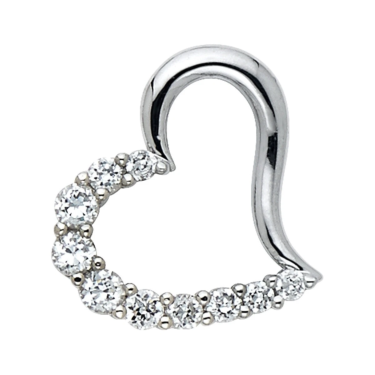 Collares y colgantes de amor oro blanco para hombres