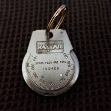 KASTAR PRECISION SPARK PLUG GAP TOOL VINTAGE KEYCHAIN KEY CHAIN