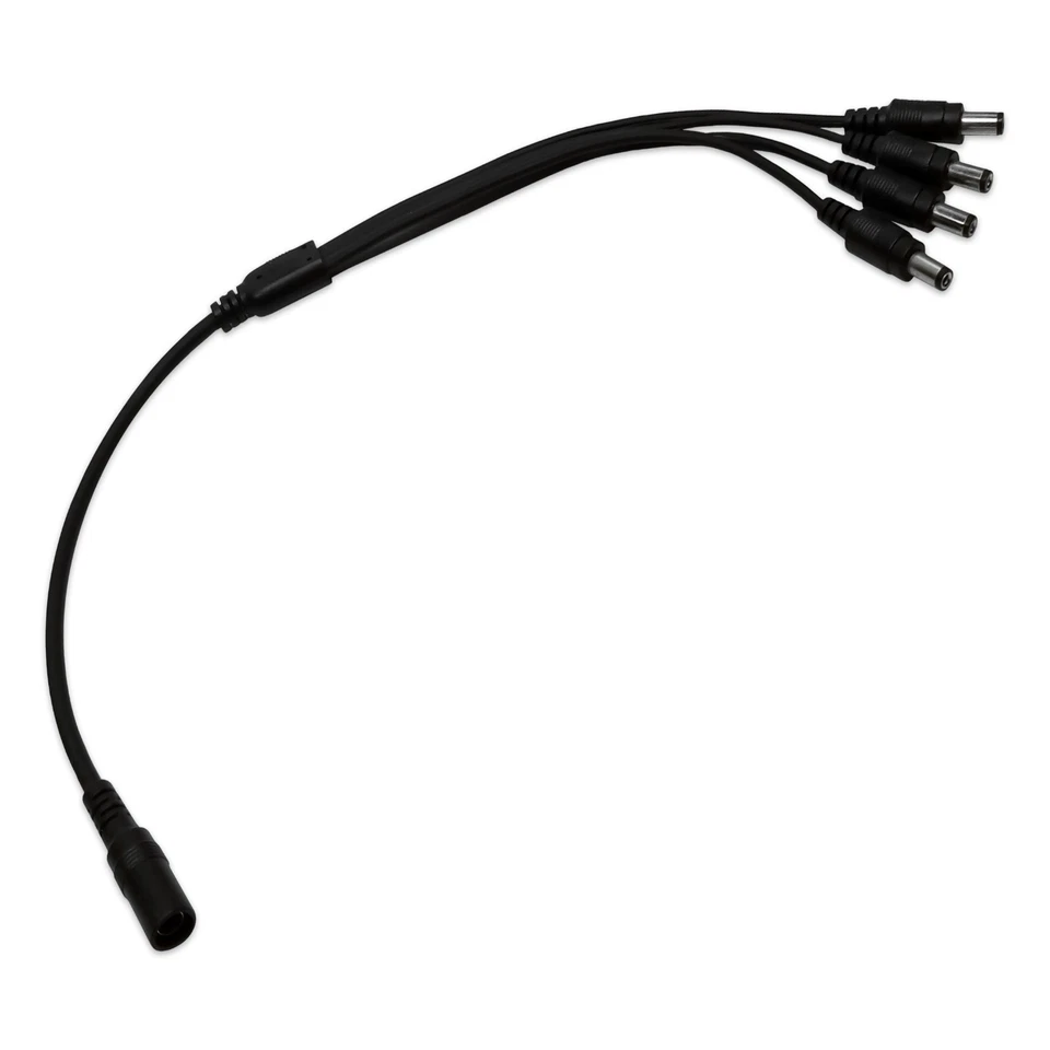 10 Pack - 4 Way Channel DC Power Splitter Adapter Cable for CCTV Security Camera - Image 3 of 4