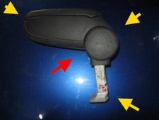 AUDI A3 S3 RS3 S LINE 2011 8P FACELIFT NERO CENTRALE PELLE BRACCIOLO ORIGINALE 59K