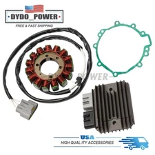 For 09-12 ZX-6R MAGNETO COIL STATOR+VOLTAGE REGULATOR RECTIFIER+GASKET 210030083