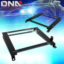 PAIR LEFT+RIGHT RACING BUCKET SEAT DOWN LOW MOUNT BRACKET FOR 01-05 CIVIC EM/ES