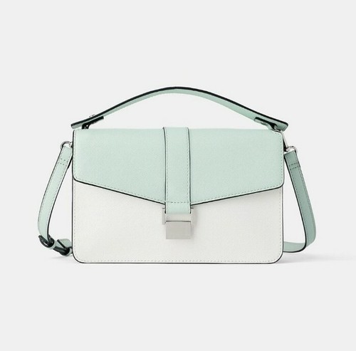 Borse | Mini Tracolla Trapuntata Verde Acqua | Sisley Donna ~ Viaja et Verba