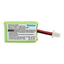 Kastar Battery for Plantronics CS540 CS540A Headset System Wireless C054 CO54 