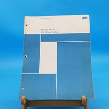 Reference manual IBM 59 card verifier 36 page...