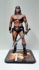 ARNOLD SCHWARZENEGGER CONAN - FIGURINE EN BOIS 20 centimètres panneau de fibr...