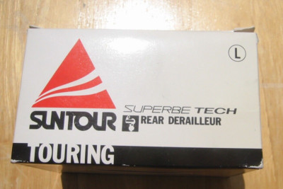 NOS NIB SunTour Superbe Tech L RD-4800 Rear Derailleur  5/6/7-Spd - Tour MTB ATB