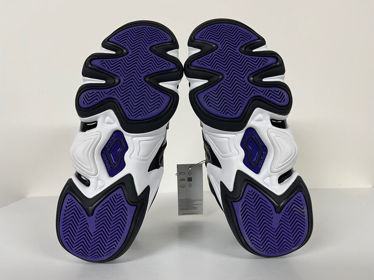 RARE Adidas Crazy 8 J Black Purple White 