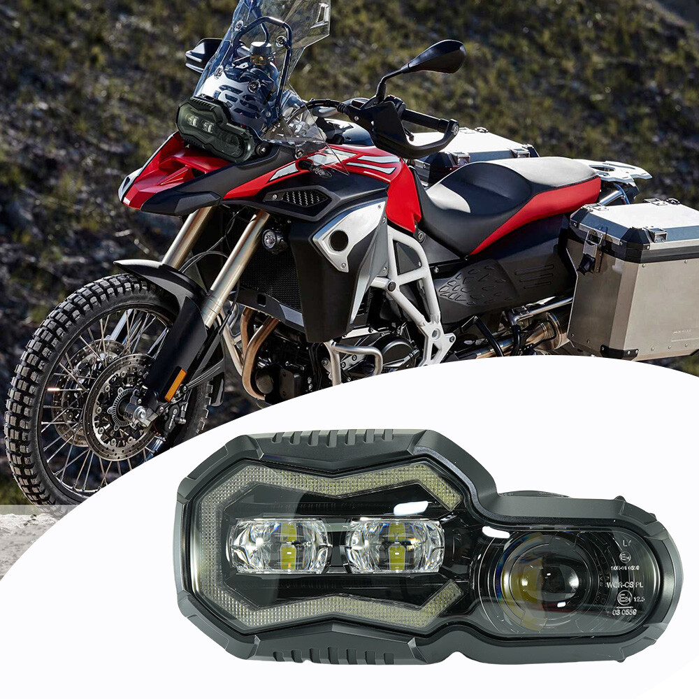 LED Headlight DRL Hi/Low Beam Lamp For BMW F800GS Adventure F800R F700GS  F650GS