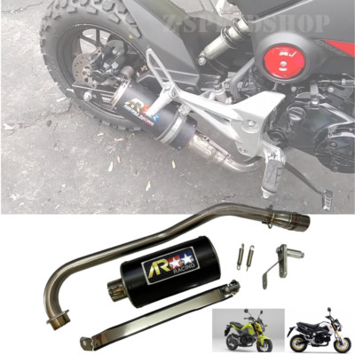 Honda grom125 msx 125 sf low mount Auspuff Edelstahlrohr 2015-2020
