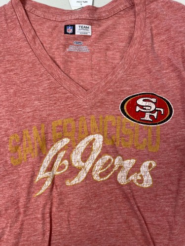COLIN KAEPERNICK #7 SAN FRANCISCO 49ERS NFL WOMEN'S SMALL RED TEESHIRT FREE SHIP - Picture 5 of 10