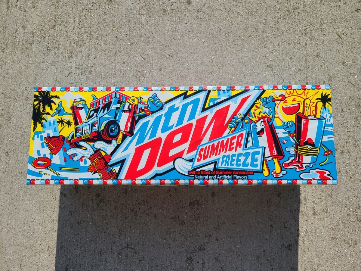 12 Cans Mountain Dew Summer Freeze - 12 Pack - Mtn Dew Summer