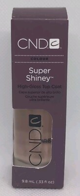 CND Super Shiney High-Gloss Top Coat, 0.33 Fl Oz