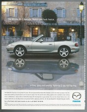 2003 MAZDA MX-5 NEVADA advertisement, with reflection, UK advert