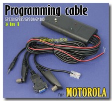 5in 1 Interface Program Cable Motorola GP300 GP68 GM300 6-023B 