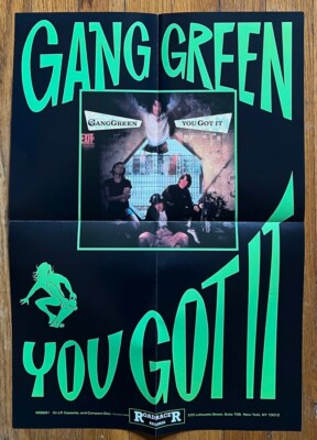 Gang Green - You Got It RARE promo poster '87