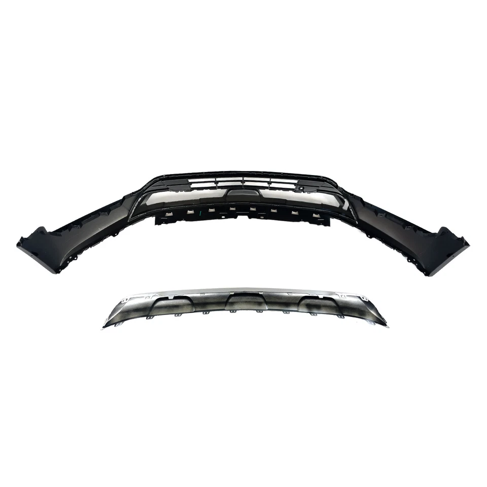 Комплект из 3 пластиковых передних нижних бамперов для Chevrolet Trax 2018 2019 2021 2022 годов выпуска - Изображение 2 из 3