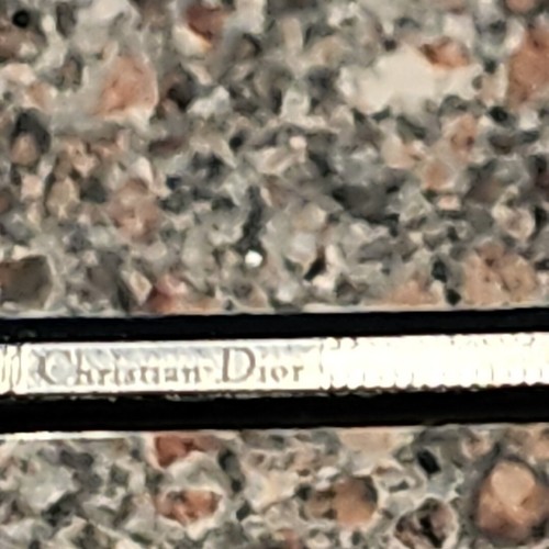 Christian Dior Eyeglasses Frames Montaigne n32 Black Burgundy 55 16 Italy EUC - Picture 8 of 15