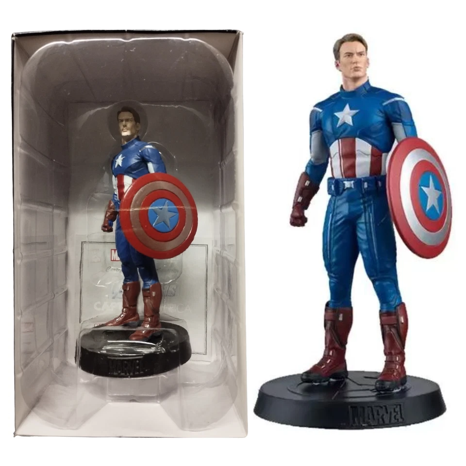 Marvel Capitán América 3 Figura Colección Super Held Películas Eaglemoss TV - Imagen 2 de 4