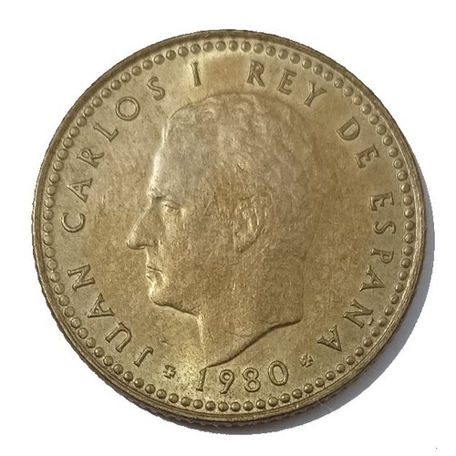Moneda de España, año 1980, 1 peseta, estrella 80 - Picture 2 of 4