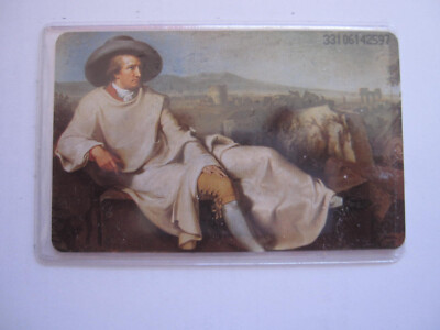 Telefonkarte ,J.W. Goethe in Italien
