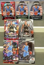 RJ Hampton Rookie Card Lot Of 7 2020-21 Prizm Draft Picks Crusade Red Ice Silver