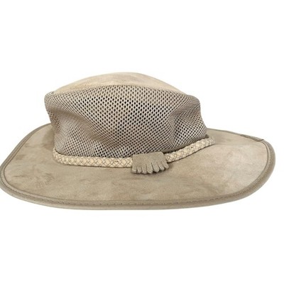 Monterey Bay Breeze SolAir Suede Hat XL Mesh Shade Golf Outdoors