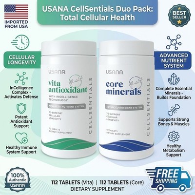 USANA CellSentials Vita Antioxidant + Core Minerals Latest Formula Exp 12/28