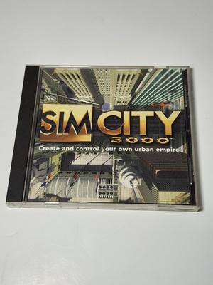 Sim City 3000 (PC CD-ROM, 1999) Computer Game Vintage Maxis EA Simulation Game