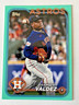 2024 Topps Series 1 FRAMBER VALDEZ #220 (FANATICS) Aqua - HOUSTON ASTROS