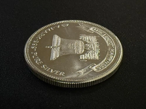 Life Liberty Happiness Design 1 oz .999 Silver Rounds Gem BU 1 oz Silver