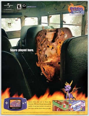 Spyro Season Of Ice - GBA - Vintage Original Print Ad/Poster Promo Art 2001