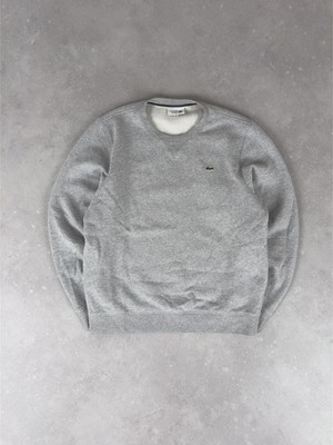 Lacoste Pullover Sweater Grau Hellgrau L