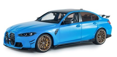 SOLIDO,2024 BMW M3 Performance, Daytona Blue, 1/18, SOL1814303