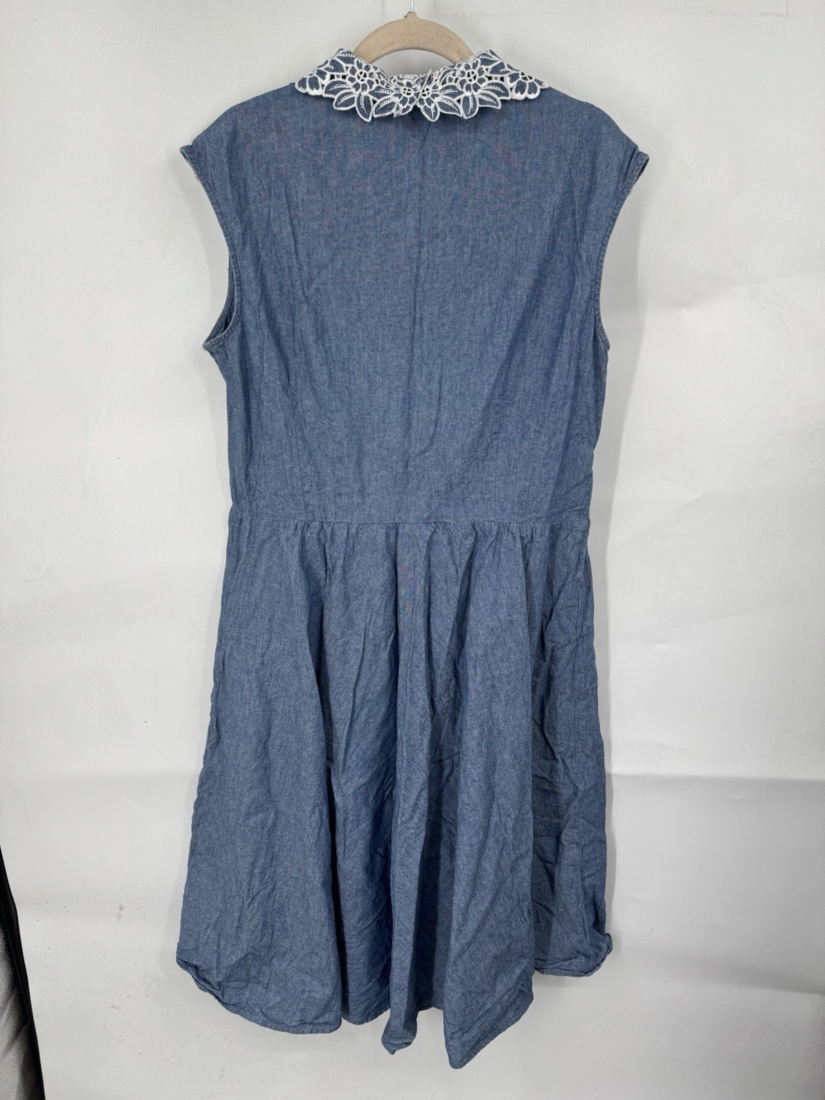 Pendleton Chambray Embroidered Shirt Mini Dress W… - image 2